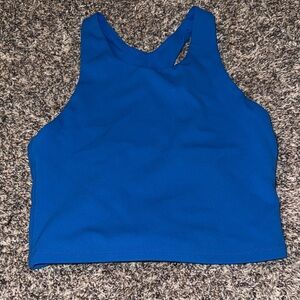 Girls crz yoga Blue Cropped Tank Top size m(10)